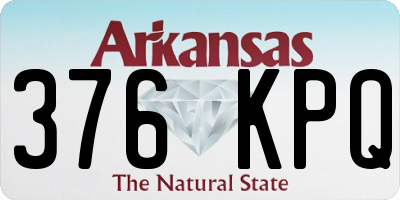 AR license plate 376KPQ