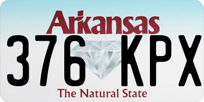 AR license plate 376KPX