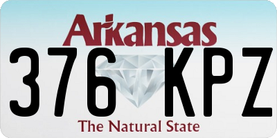 AR license plate 376KPZ