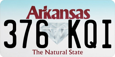 AR license plate 376KQI