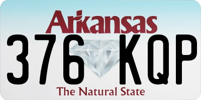 AR license plate 376KQP