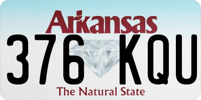 AR license plate 376KQU