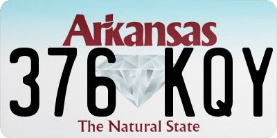 AR license plate 376KQY