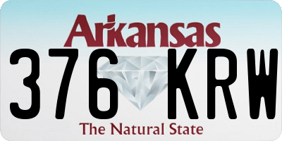 AR license plate 376KRW