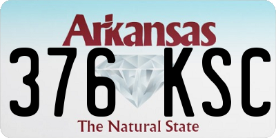 AR license plate 376KSC