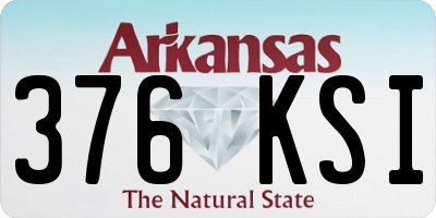 AR license plate 376KSI