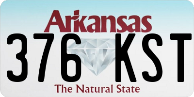 AR license plate 376KST