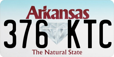 AR license plate 376KTC
