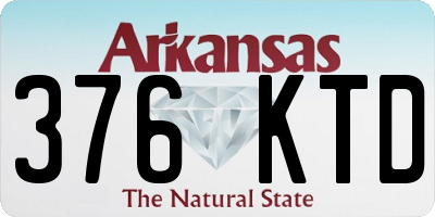 AR license plate 376KTD