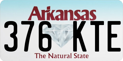 AR license plate 376KTE