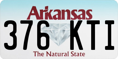 AR license plate 376KTI