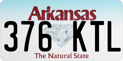 AR license plate 376KTL