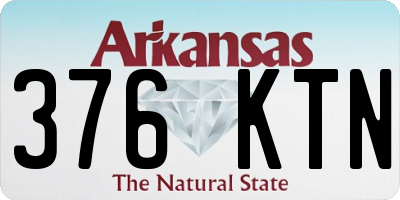 AR license plate 376KTN