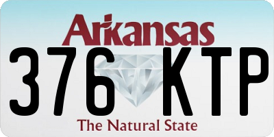 AR license plate 376KTP