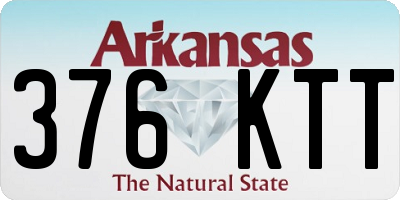 AR license plate 376KTT