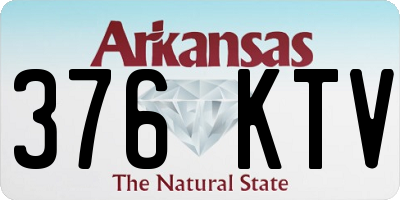 AR license plate 376KTV