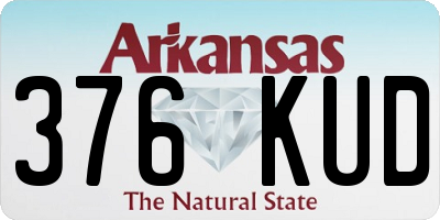 AR license plate 376KUD