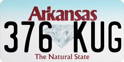 AR license plate 376KUG