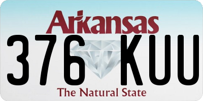 AR license plate 376KUU