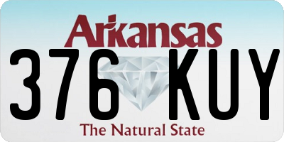 AR license plate 376KUY