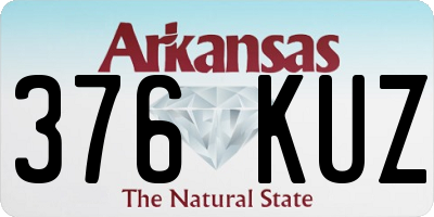 AR license plate 376KUZ