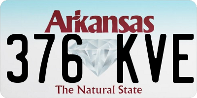 AR license plate 376KVE
