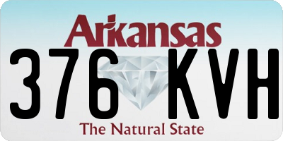 AR license plate 376KVH
