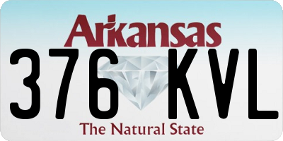 AR license plate 376KVL