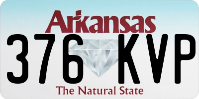 AR license plate 376KVP