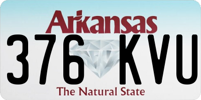 AR license plate 376KVU