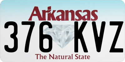 AR license plate 376KVZ