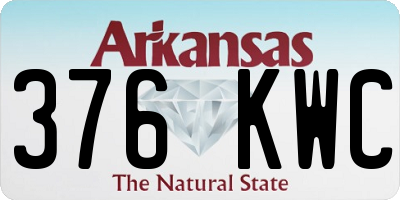 AR license plate 376KWC