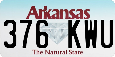 AR license plate 376KWU