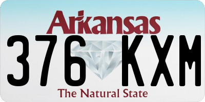 AR license plate 376KXM