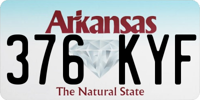 AR license plate 376KYF