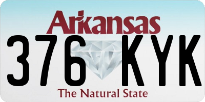 AR license plate 376KYK