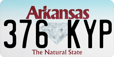 AR license plate 376KYP