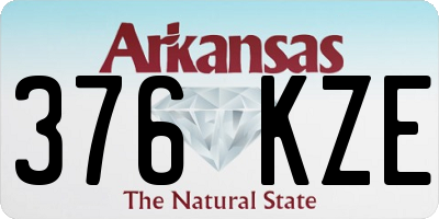 AR license plate 376KZE