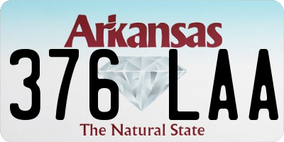 AR license plate 376LAA