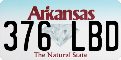 AR license plate 376LBD