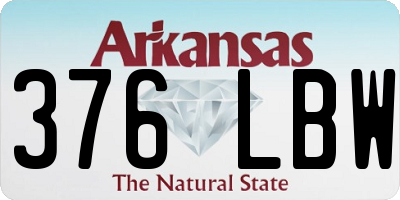 AR license plate 376LBW