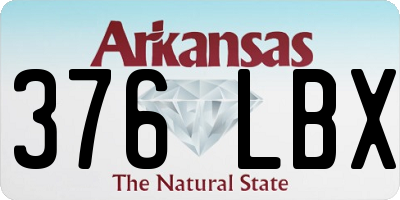 AR license plate 376LBX
