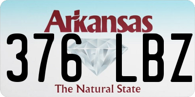 AR license plate 376LBZ