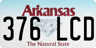 AR license plate 376LCD