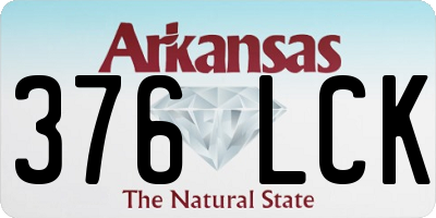 AR license plate 376LCK