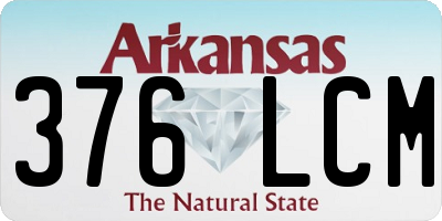 AR license plate 376LCM