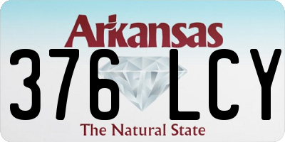 AR license plate 376LCY