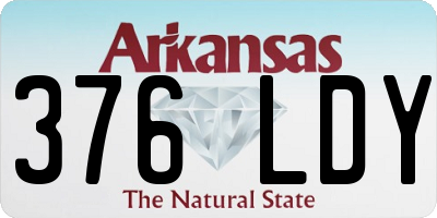 AR license plate 376LDY