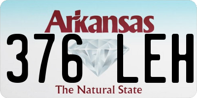 AR license plate 376LEH