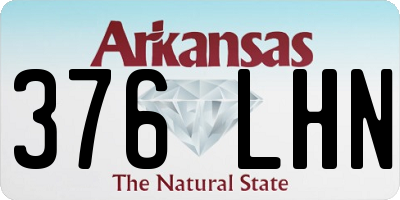 AR license plate 376LHN